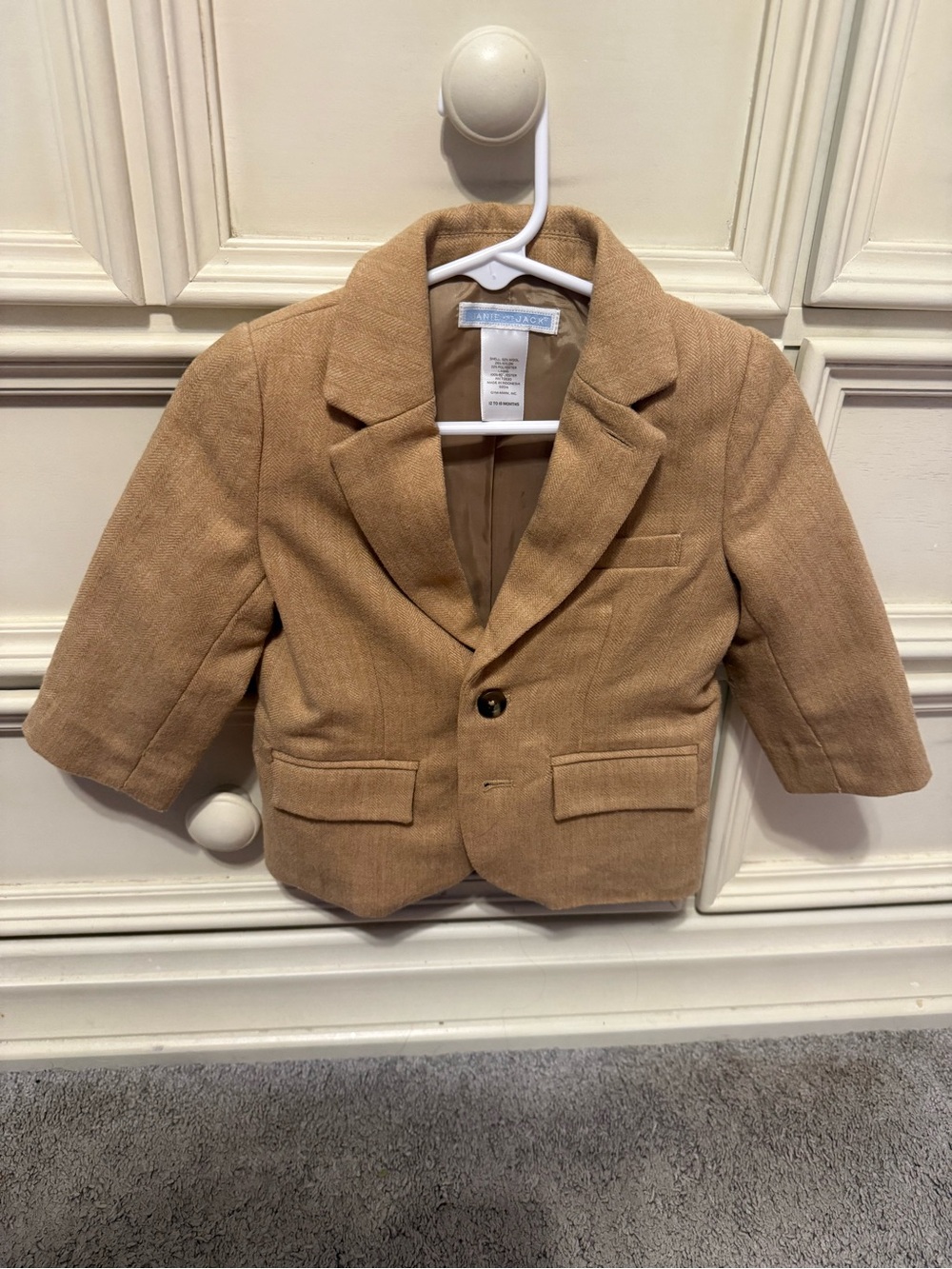 Janie and Jack Tan Camel Baby Blazer